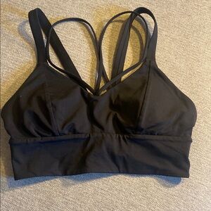 Black Strappy Women's Bralette
